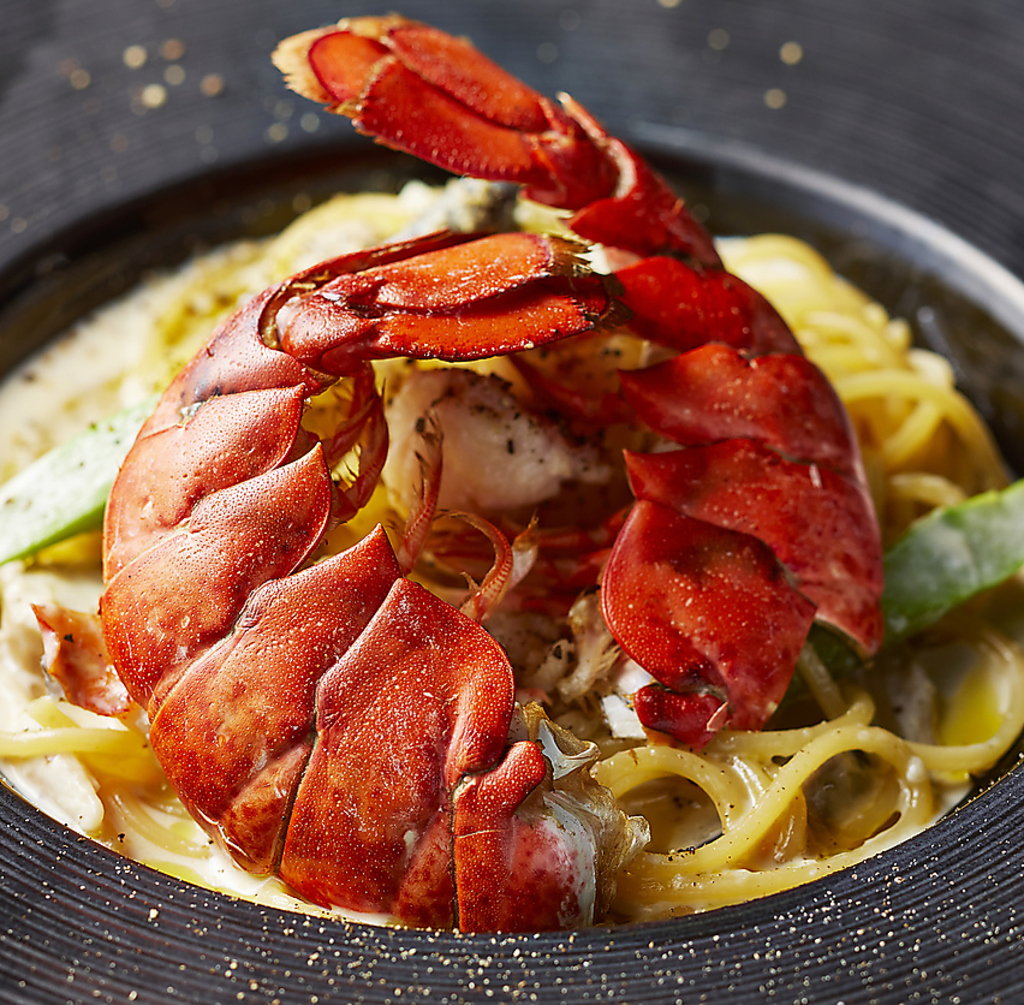 オマール海老のクリームソースパスタ -Omar shrimp cream sauce pasta-