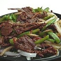 羊肉の葱香強火炒め/牛肉の葱香炒め/甘酢豚スペアリブ