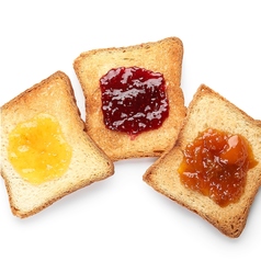 3種ジャムトーストフライト