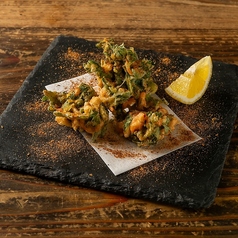 桜エビと春菊のフリット