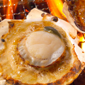 料理メニュー写真&nbsp;活ホタテ焼き 1個/活さざえつぼ焼き 1個 各