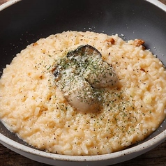 牡蠣とウニクリームのリゾット