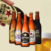 サッポロビールのラインナップから厳選した、個性豊かな5種類の瓶ビールを飲み比べていただけます。炭火で丁寧に焼き上げた当店の焼き鳥や居酒屋定番料理との相性は格別！キレのあるビールが香ばしい肉の旨みを引き立てます。各種宴会、接待、打ち上げに最適の飲み放題です。ランチでもご注文可能です◎