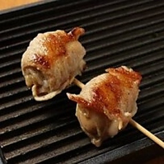 黒うずら豚肉巻