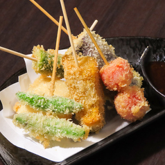 野菜串揚げ盛り合わせ(6種)