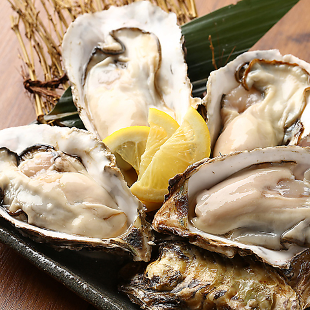 鮮度抜群のぷりっぷり生牡蠣は、海の旨みと新鮮さが際立ち、一口で贅沢な味わいを楽しめます。