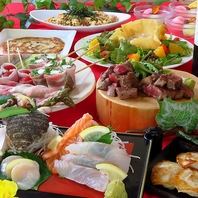 贅沢食材が楽しめる♪オールスターコース2H飲み放題付