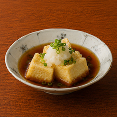 揚げ出し豆腐/博多風酢もつ/ガツ刺身