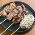 料理メニュー写真&nbsp;馬串焼き4種盛合わせ
