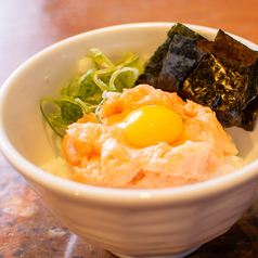 【小腹丼】たたきサーモン丼