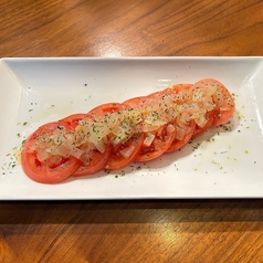 スライストマトと玉ねぎのマリネ