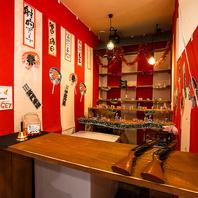 縁日に来たような空間。アットホームが売りです！