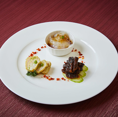 本日の冷菜三種盛り合わせ