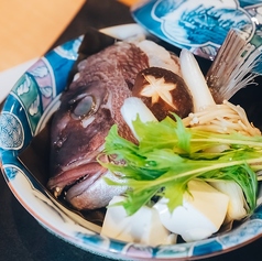 鯛のかぶと蒸し