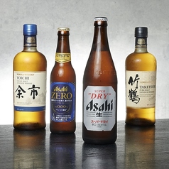 ビールやウイスキーなど多彩なドリンクをご提供