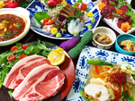 新鮮な鮮魚を使ったお刺身や季節の野菜をサラダ、焼き、煮付け等様々な調理で味わえます。