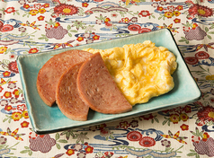 ランチョンミートと玉子焼き