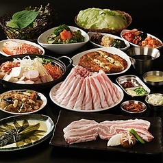 韓国料理 トンテジのコース写真