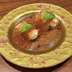 マスカットと自家製チーズ豆腐の生ハム巻き（２個）
