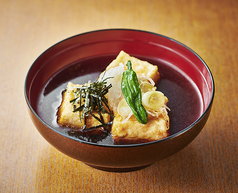 群馬のもの　谷川豆腐の揚げだし                            Deep-fried soup stock of the Tanigawa tofu