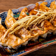 黒酢生姜たれ餃子