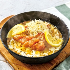 熟成明太子とグリルチキンの爽やかレモンドリア