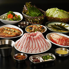 韓国料理 トンテジのコース写真