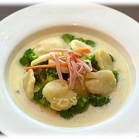 ブロッコリーとホタテのクリーム煮