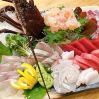 伊勢海老と旬なお造り盛り合わせ