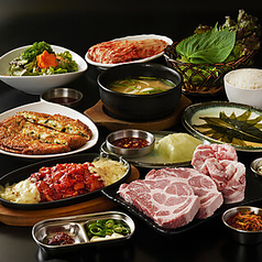 韓国料理 トンテジのコース写真