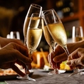 飲み会にもピッタリなお飲み物とお食事を多数ご用意しております