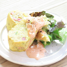 春キャベツと熟成パンチェッタのフリッタータ