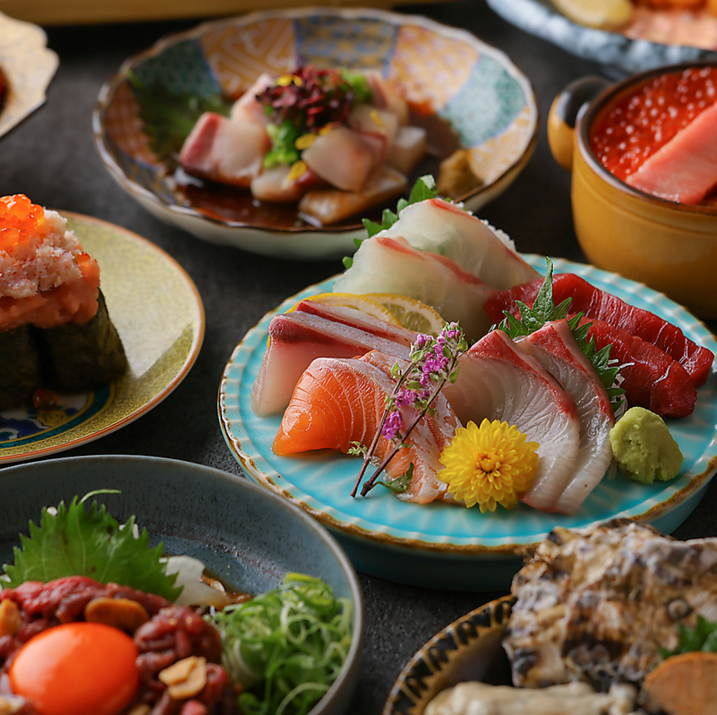 #大阪#梅田#居酒屋#海鮮#牡蠣#鍋#宴会#接待#誕生日#個室#日本酒# 寿司#食べ放題