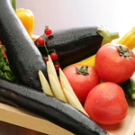 新鮮でおいしい朝摘み野菜を仕入れています。体が喜ぶ旬の食材をたっぷりとお召上がり下さい。