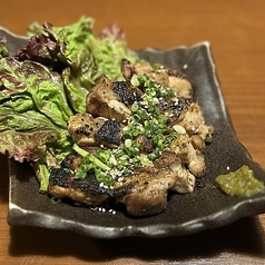 地鶏の炭火焼