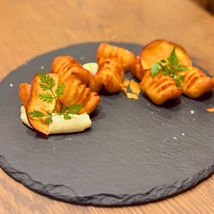 さつまいもの自家製揚げニョッキ