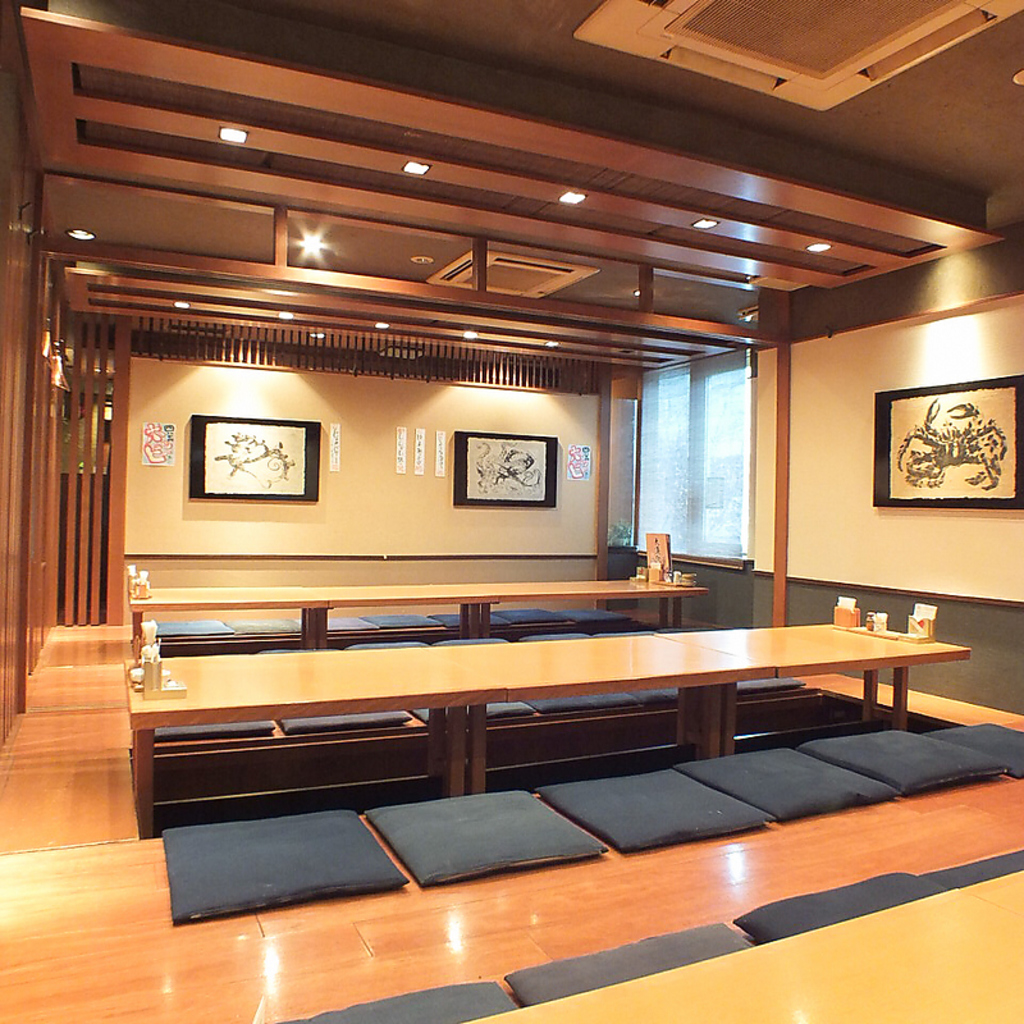 ご宴会に最適な【堀こたつ座敷】最大50名様ＯＫ♪ご宴会の事なら日本海庄や赤羽西口店にお任せ下さい