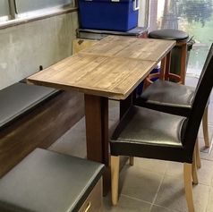 お店前テラス席