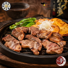 ラム肉の鉄板焼き