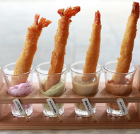 レインボータルタルのエビフライタワー