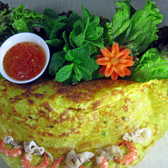 ベトナム風お好み焼きの写真