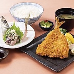 アジフライ御膳