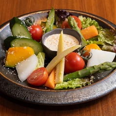 季節野菜のバーニャカウダー特製 クリームソース