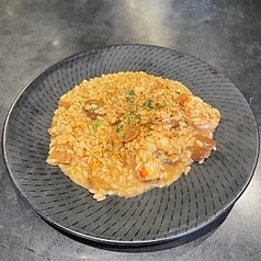 赤海老とポルチーニ茸のリゾット