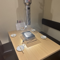 最大5名様までご案内できるテーブル席