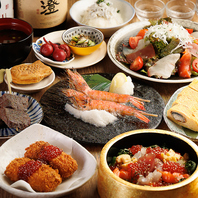 ネオ居酒屋ならでは。当店名物を堪能コースは4500円～◎
