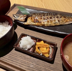 トロさばの文化干し定食