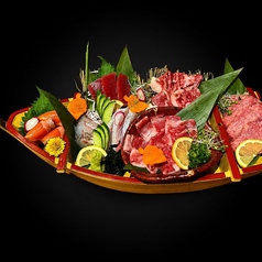 肉刺し船盛