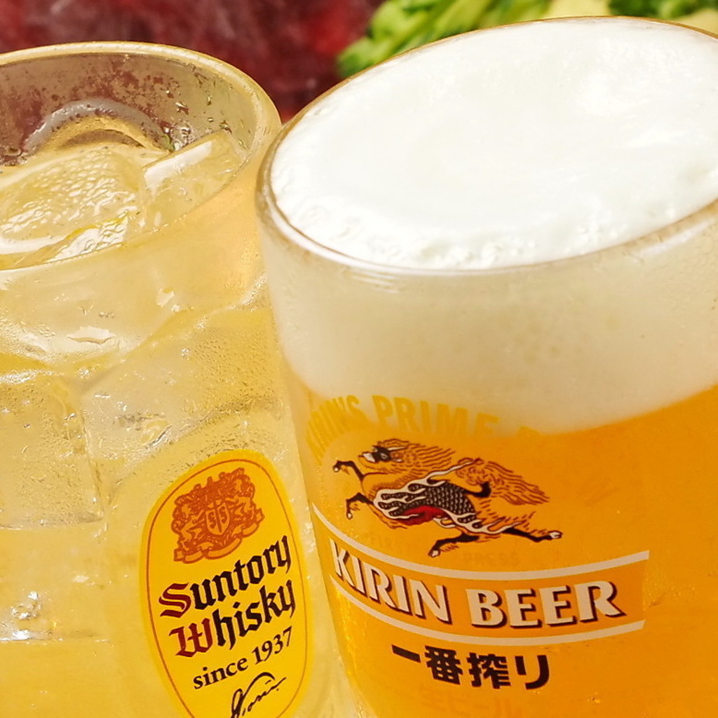 飲み放題もございます！生ビールやハイボール、日本酒など種類豊富★ 