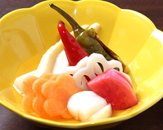 季節野菜の和風ピクルス